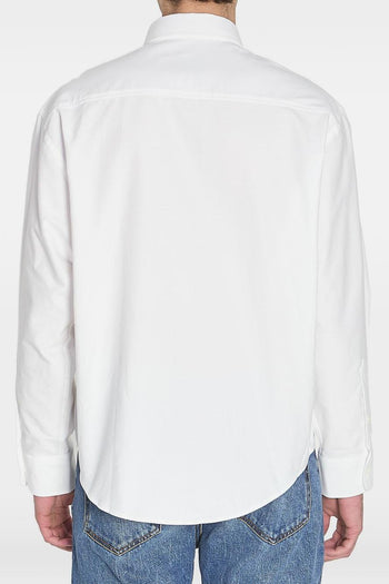 Ami Paris Camicia Micro Cuore Uomo Bianco - 2