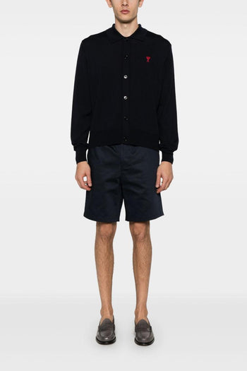 Ami Paris Uomo Short Blu Chino - 2