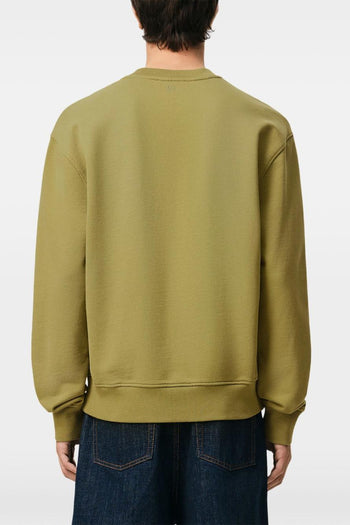 Ami Paris Felpa Micro Cuore Uomo Verde - 3