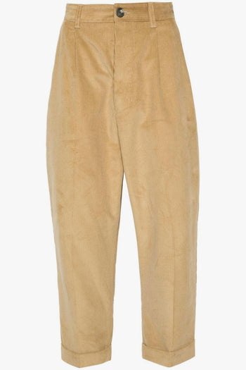 Pantalone Marrone Uomo a Costine - 5