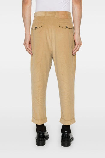 Pantalone Marrone Uomo a Costine - 3