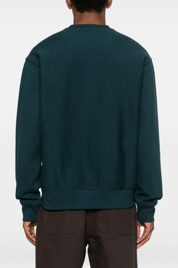 WIP American Script Uomo Felpa Verde - 3