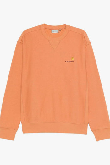 WIP American Script Uomo Felpa Arancione - 5
