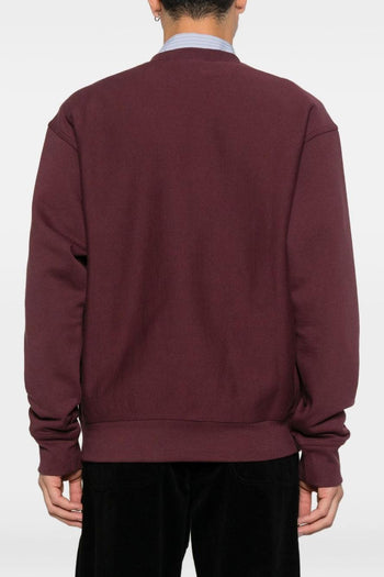 Wip Felpa Rosso Uomo American Script - 4