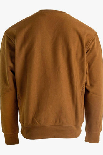 Wip Felpa Marrone Uomo American Script - 2