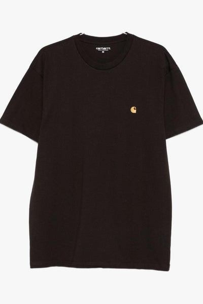 Wip Uomo T-shirt Marrone Micro Ricamo Logo C