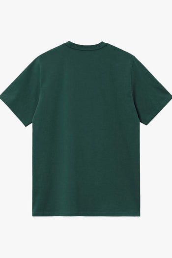 Wip Uomo T-shirt Verde Micro Ricamo Logo C - 2