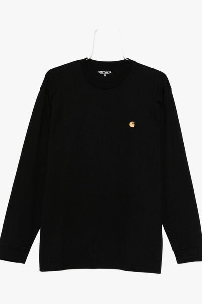 Wip Pocket L/S Uomo T-shirt Nera