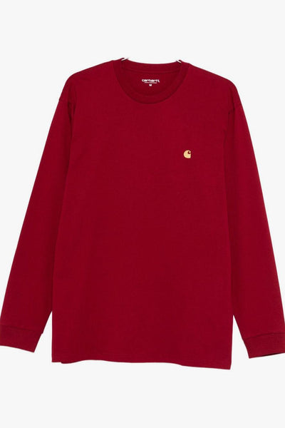 Wip Uomo T-shirt Rosso Micro Logo C