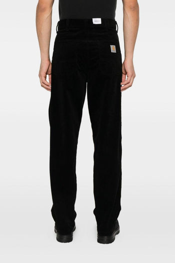 Wip Pantalone Nero Uomo a Coste - 5