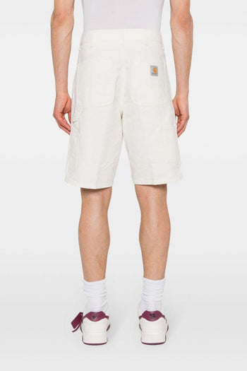 Wip Uomo Bermuda Bianco Single Knee - 3