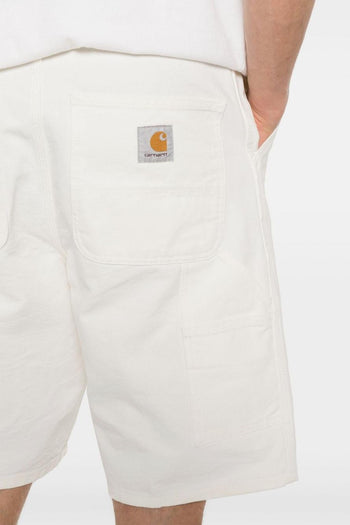 Wip Uomo Bermuda Bianco Single Knee - 4