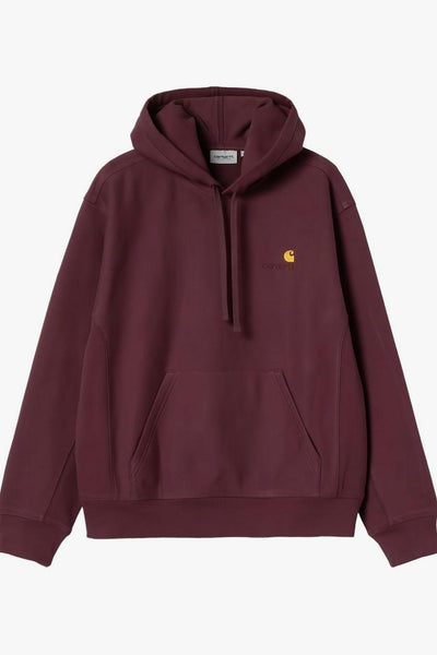 Wip Felpa Bordeaux Uomo American Script