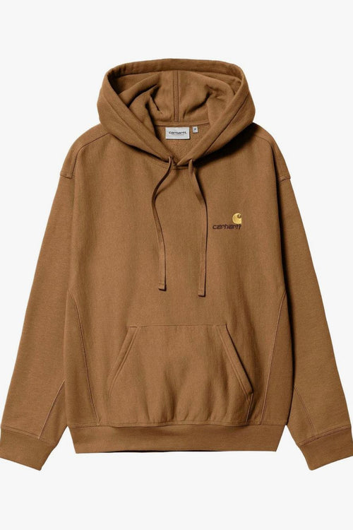 Wip Felpa Marrone Uomo Cappuccio