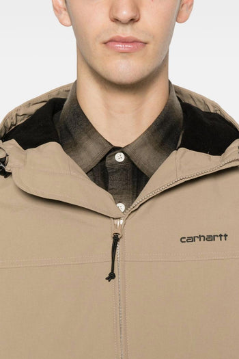 Wip Giubbotto Beige Uomo Sail Hooded Padded Jacket - 5