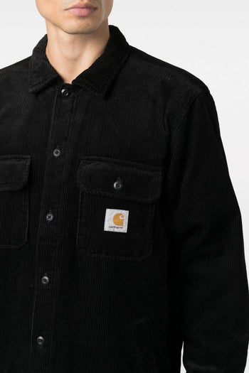 Wip Giacca-Camicia Nero Uomo Millerighe - 3