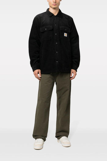 Wip Giacca-Camicia Nero Uomo Millerighe - 5