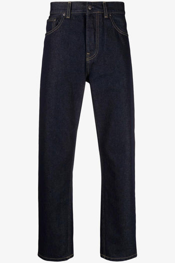 Wip Jeans Blu Scuro Uomo Gamba Dritta - 5