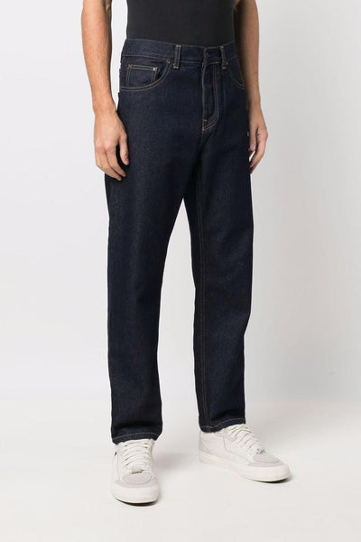 Wip Jeans Blu Scuro Uomo Gamba Dritta