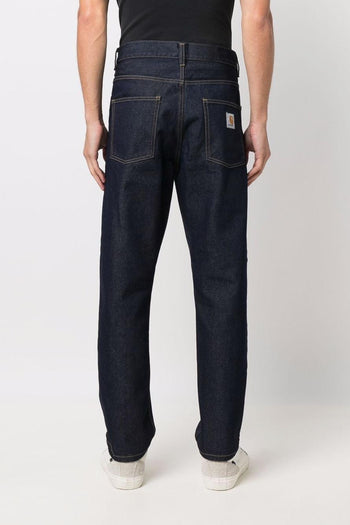 Wip Jeans Blu Scuro Uomo Gamba Dritta - 3