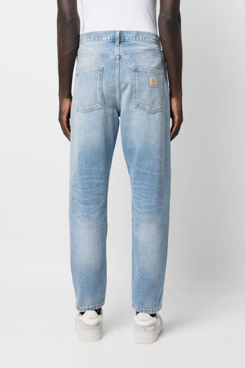 Wip Jeans Blu Chiaro Uomo Gamba Dritta - 3