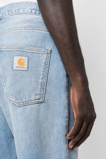 Wip Jeans Blu Chiaro Uomo Gamba Dritta - 4