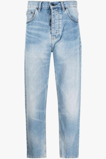 Wip Jeans Blu Chiaro Uomo Gamba Dritta - 5