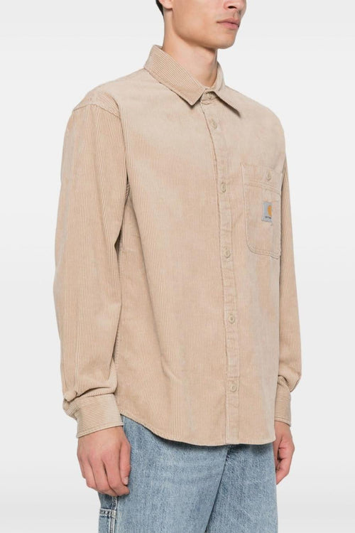 Camicia Beige Uomo Flint - 2