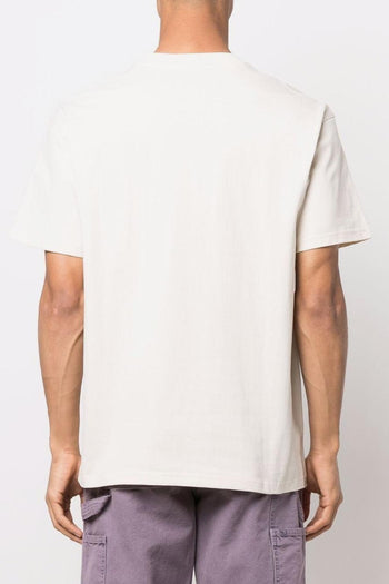 Wip Pocket Uomo T-shirt Bianco Ricamo Logo C - 3