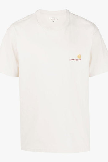 Wip Pocket Uomo T-shirt Bianco Ricamo Logo C - 5