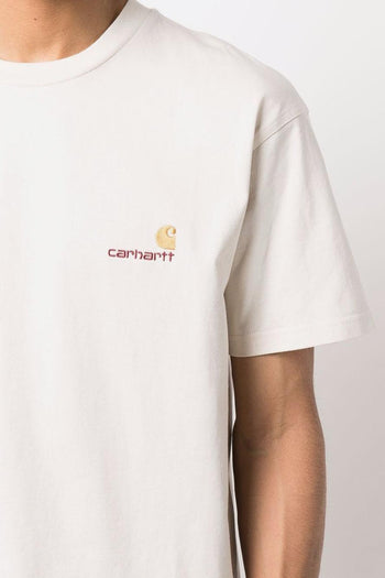 Wip Pocket Uomo T-shirt Bianco Ricamo Logo C - 4