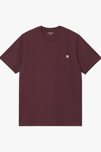 Wip T-shirt Bordeaux Uomo American Script