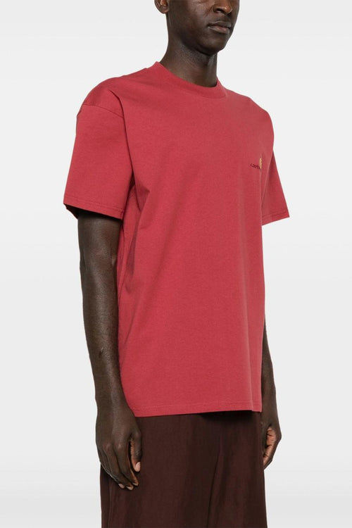 Wip T-shirt Rosso Uomo American Script