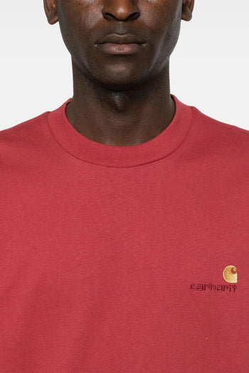 Wip T-shirt Rosso Uomo American Script - 4