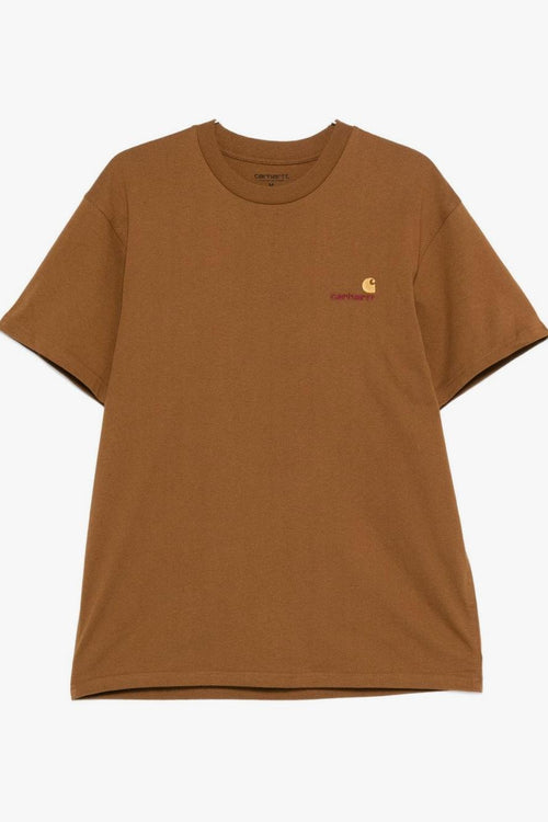 Wip T-shirt Marrone Uomo Micro Logo