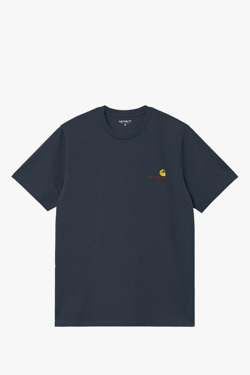 Wip T-shirt Blu Uomo S/S American Script