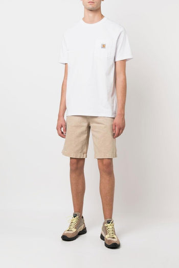 Wip T-shirt Bianco Uomo S/S Pocket - 2