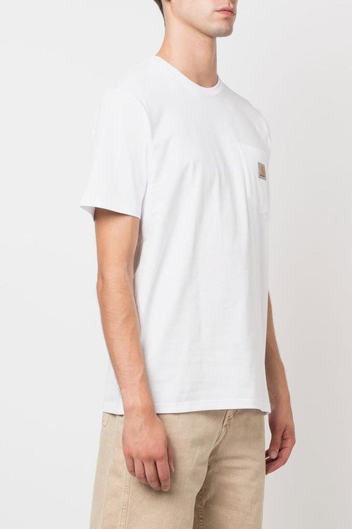 Wip T-shirt Bianco Uomo S/S Pocket