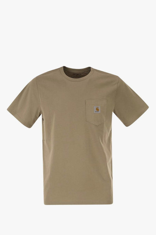 Wip T-shirt Marrone Uomo Maniche Corte