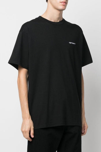 T-shirt Nero Uomo Micro Logo - 3