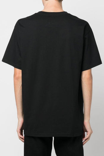 T-shirt Nero Uomo Micro Logo - 4