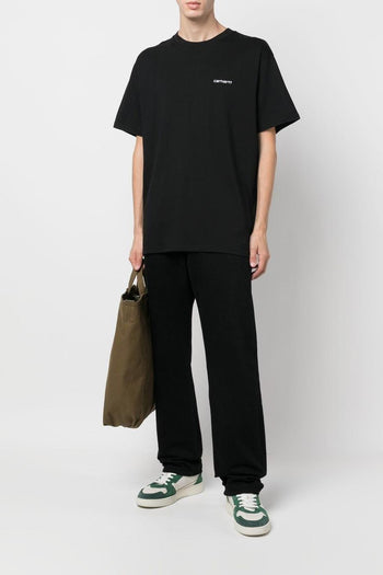 WIP T-shirt Nero Uomo Ricamo Logo - 2