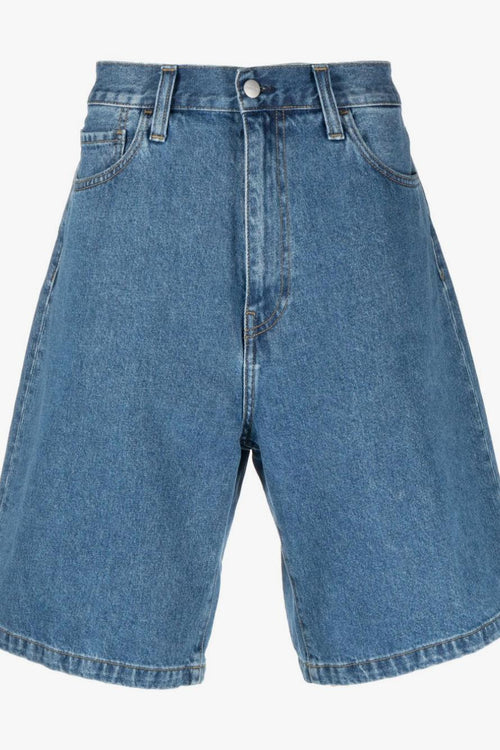 Wip Uomo Short Blu Landon Lavaggio Medio