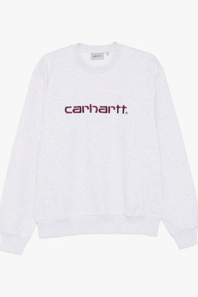 Wip Felpa Grigio Uomo Logo