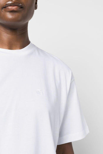 Wip T-shirt Ricamo Logo Donna Bianco - 4