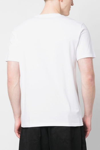 T-shirt Bianco Uomo Stampa Logo - 3