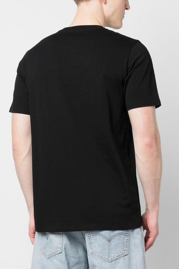 T-shirt Nero Uomo Stampa Logo - 3