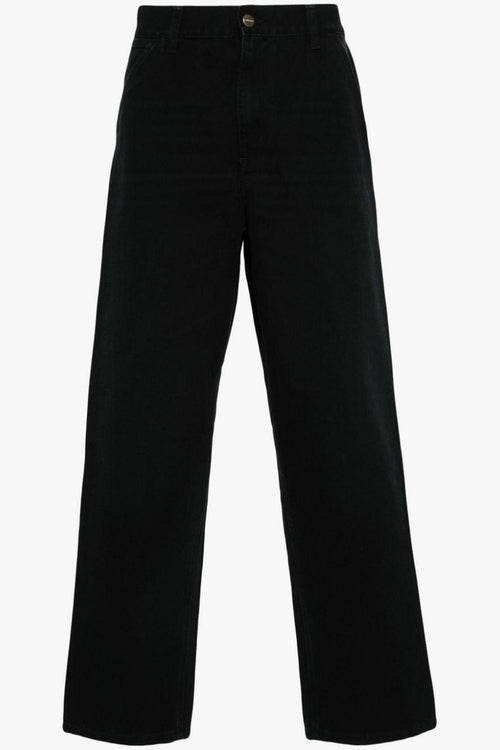 Pantalone Nero Uomo Single Knee