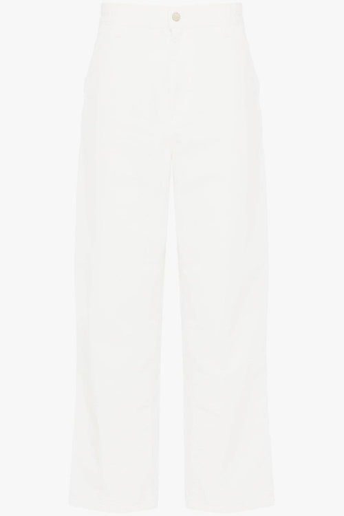 Pantalone Bianco Uomo Single Knee