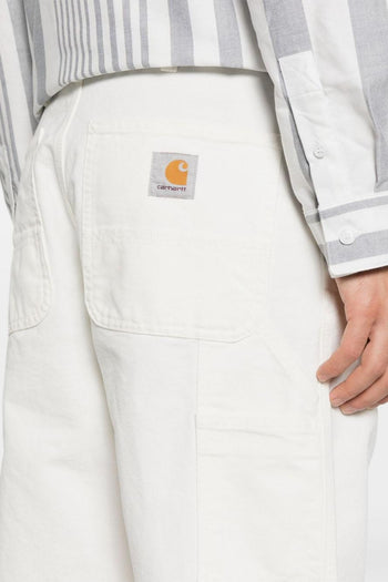 WIP Single Knee Uomo Pantalone Bianco - 4